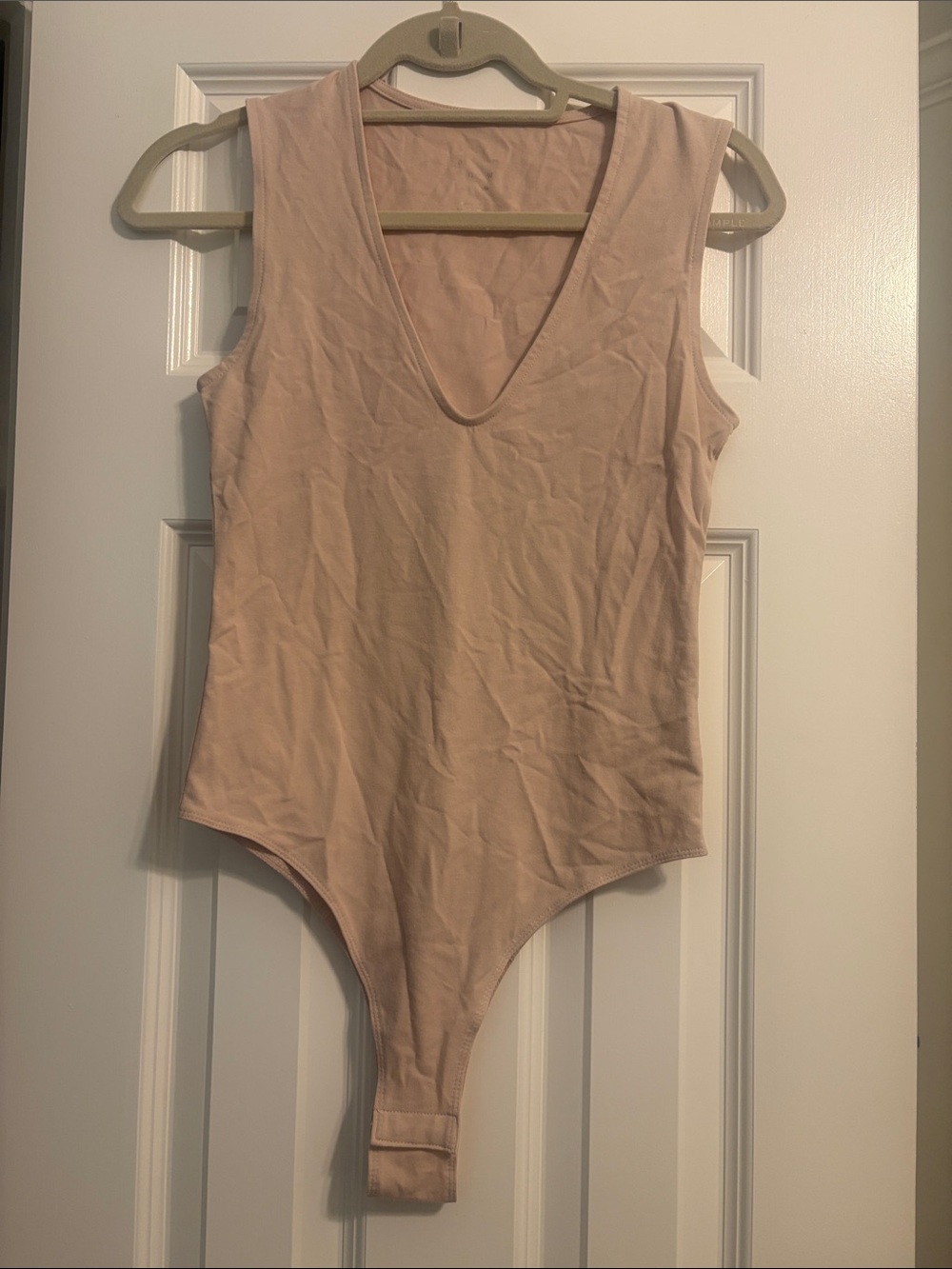 a new day Blush Pink Scoop Neck Bodysuit